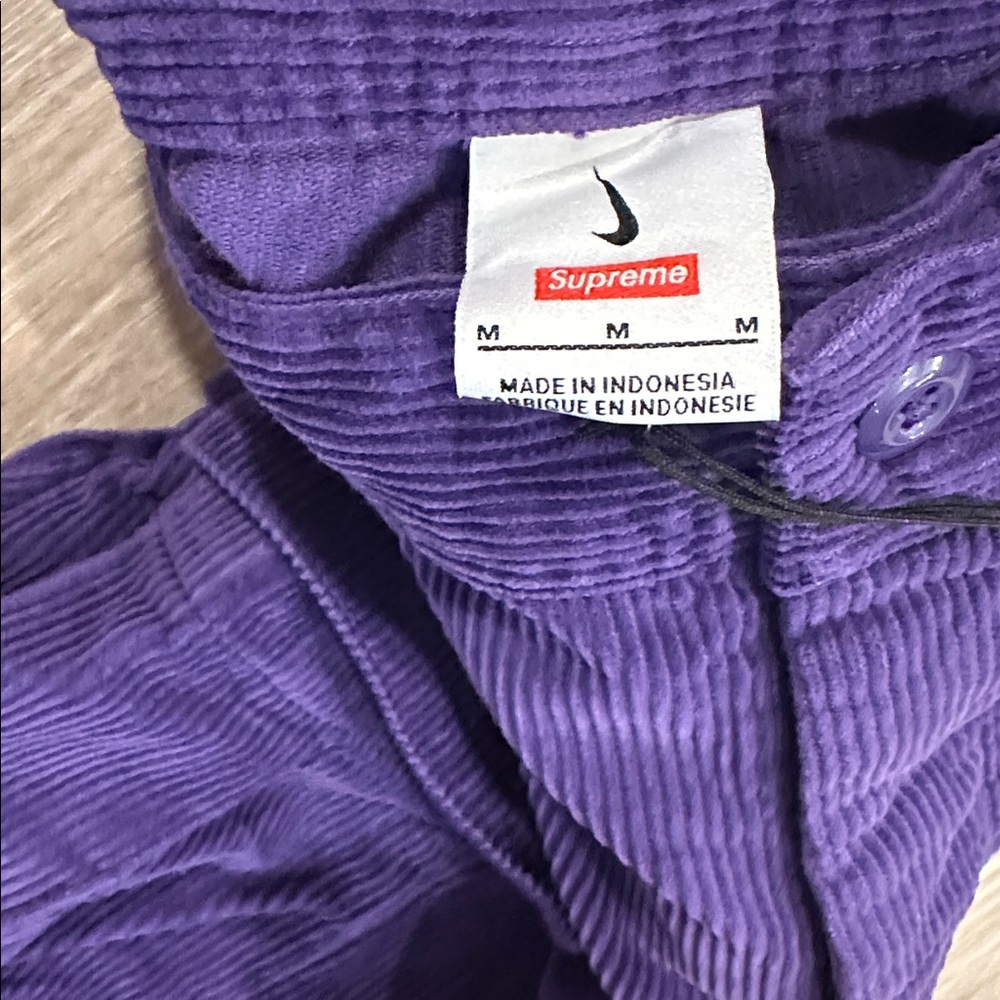 Supreme x Nike Arc Corduroy Cargo Pant 'Purple' Brand New Men’s Medium - Picture 8 of 8
